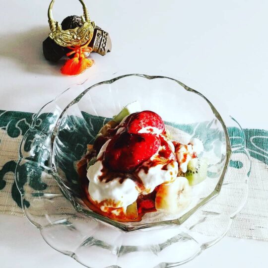 フルーツとキャラメルサンデー