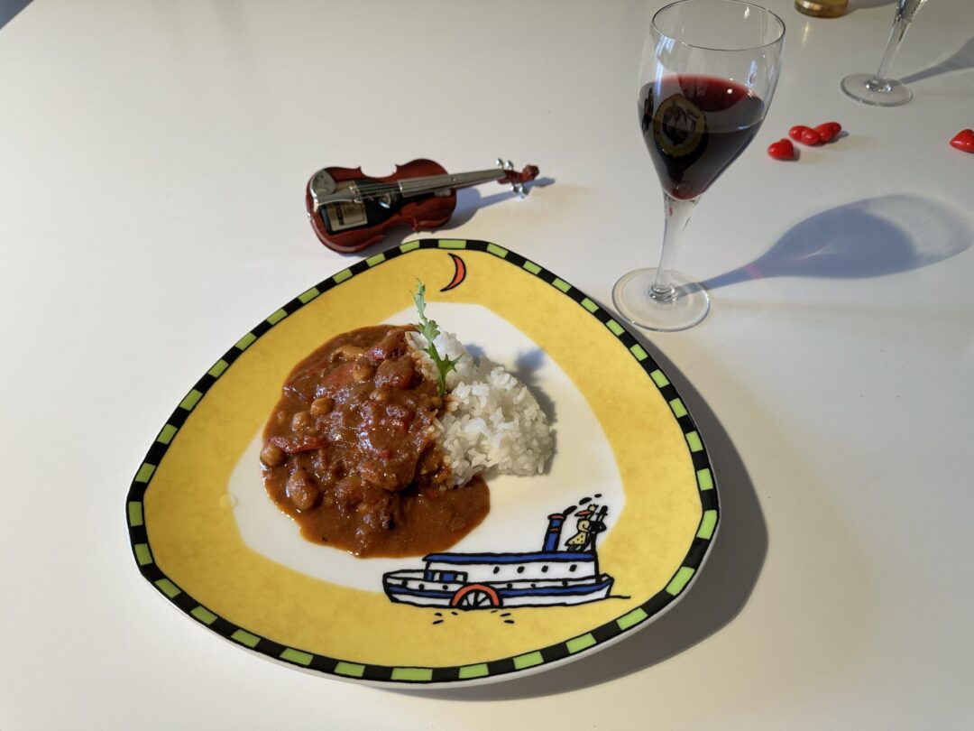 「小倉名物 さばのぬか炊きカレー 赤ワイン風味」料理例